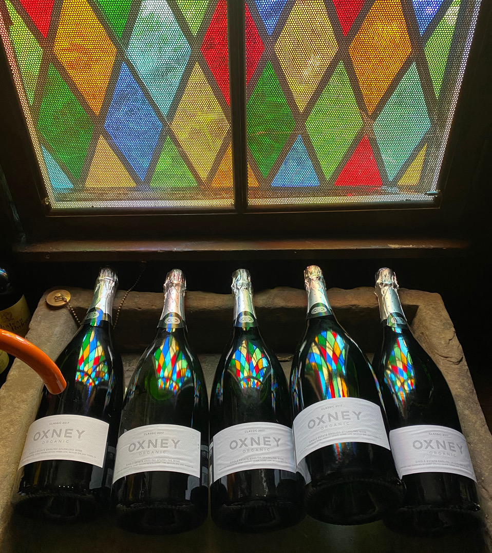 Oxney Organic sparkling wine magnums